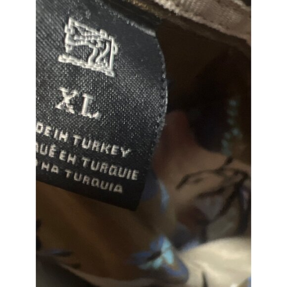 Scotch & Soda Mens Floral Long Sleeve Shirt XL Green/Blue Icarly ! spencer - Picture 6 of 6